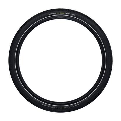 Pneu VTT Urbain 29 x 2.15 Schwalbe Marathon Green Noir TR (55-622) Renfort flanc Reflex Compatible VAE