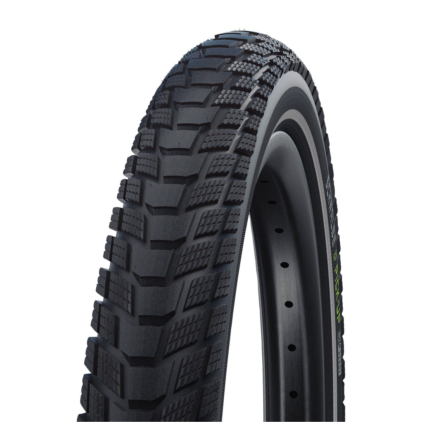 Pneu Cargo - City 16 X 2.15 Schwalbe Pick-Up Noir TR Double Defense (55-305) Compatible VAE