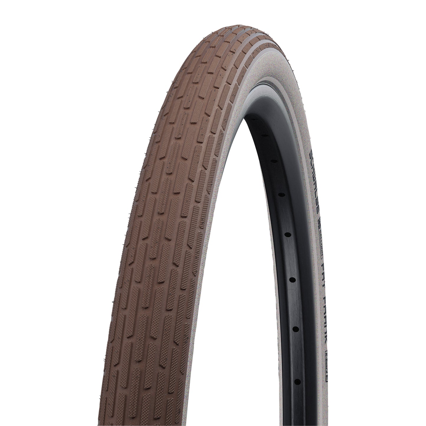 Schwalbe Fat Frank Urban Mountain Bike Tire 29 X 2.00 Brown with Beige Sidewall Reflex TR (50-622) K-Guard Puncture Protection (TWIN SKIN)