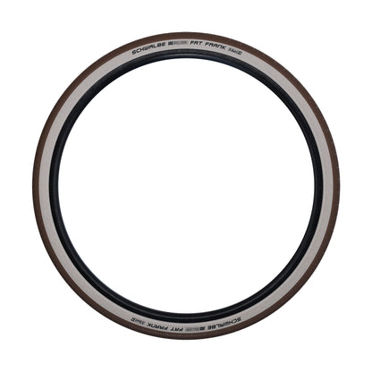 Schwalbe Fat Frank Urban Mountain Bike Tire 29 X 2.00 Brown with Beige Sidewall Reflex TR (50-622) K-Guard Puncture Protection (TWIN SKIN)