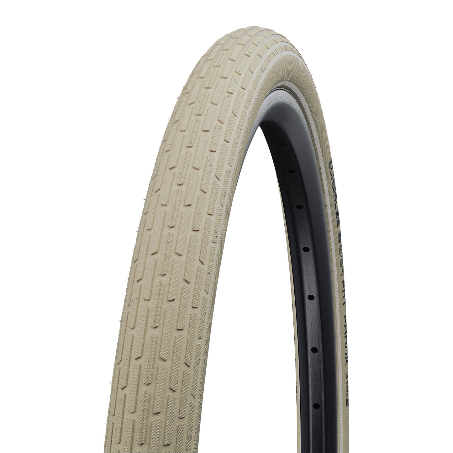 Urban MTB Tire 29 X 2.00 Schwalbe Fat Frank Cream Reflex Sidewall TR (50-622) K-Guard Puncture Protection (TWIN SKIN)