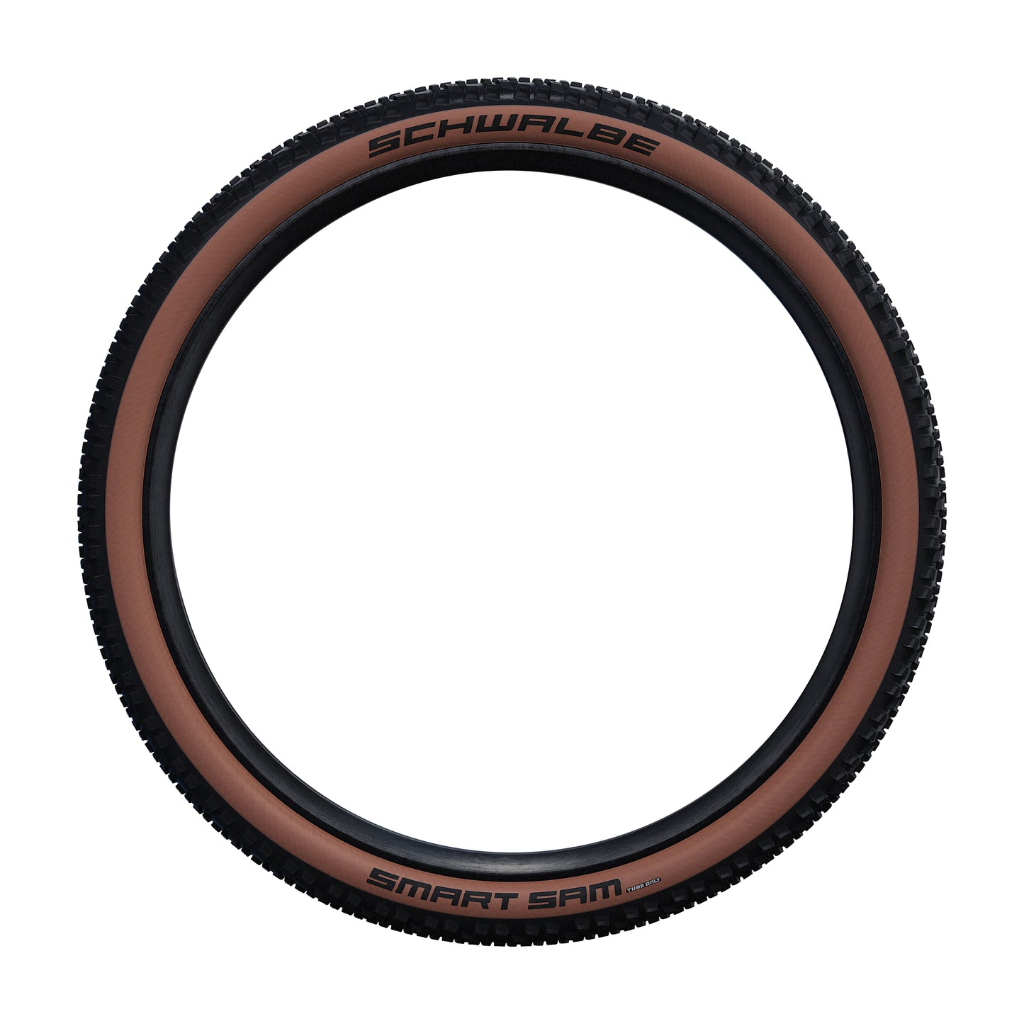 Pneu VTT 27.5 X 2.25 Schwalbe Smart Sam Addix Performance Noir flanc Bronze TR (57-584) Compatible VAE