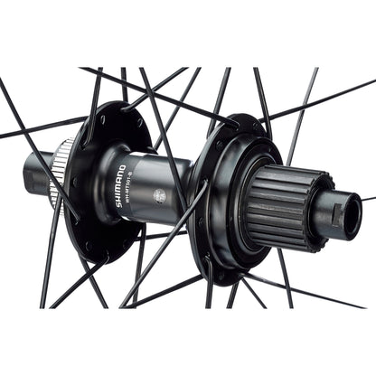Roues VTT disque 29" Shimano MT501 Boost centerlock avant+arrière 12V