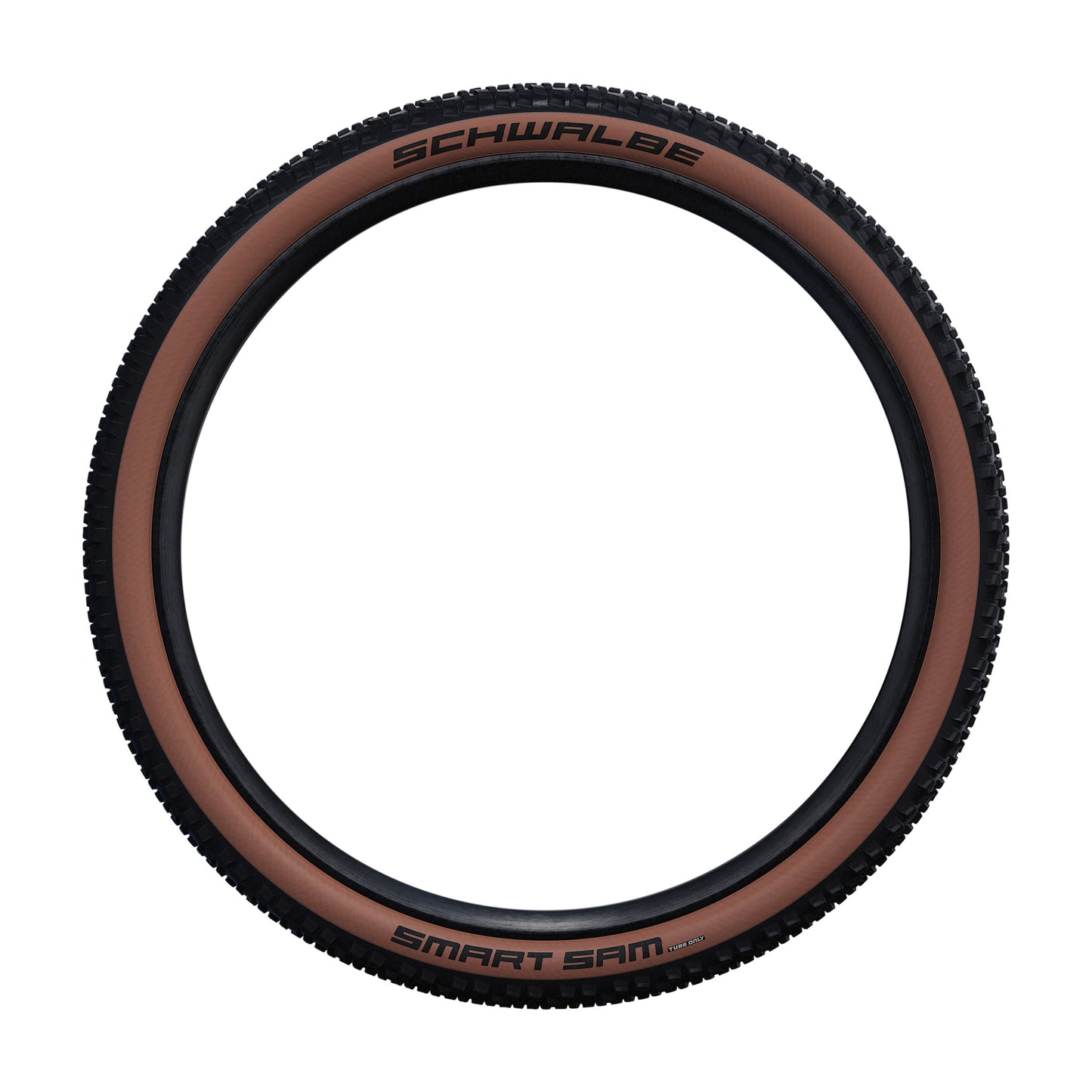 Pneu VTT 27.5 X 2.35 Schwalbe Smart Sam Addix Performance Noir flanc Bronze TR (60-584) Compatible VAE