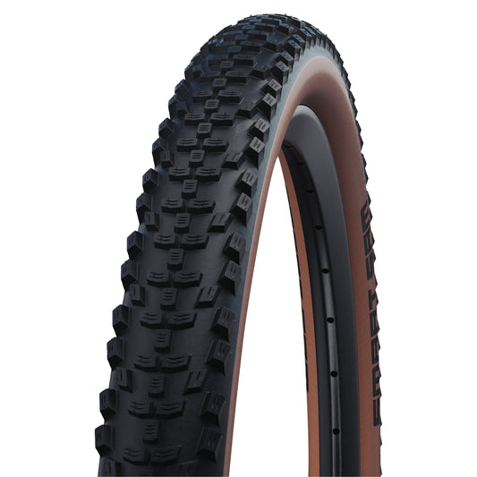 Pneu VTT 29 X 2.60 Schwalbe Smart Sam Addix Performance Noir flanc Bronze TR (65-622) Compatible VAE