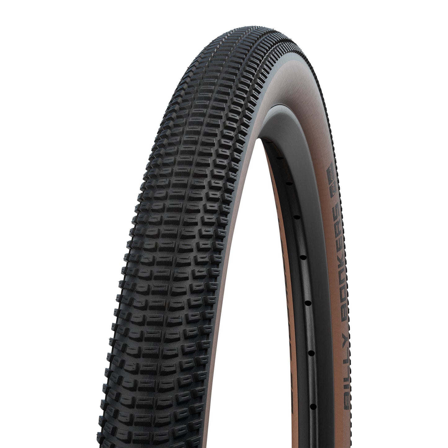 Pneu VTT DIRT 26 X 2.25 Schwalbe Billy Bonkers Noir-Flanc Bronze TR (57-559) Renfort K-Guard