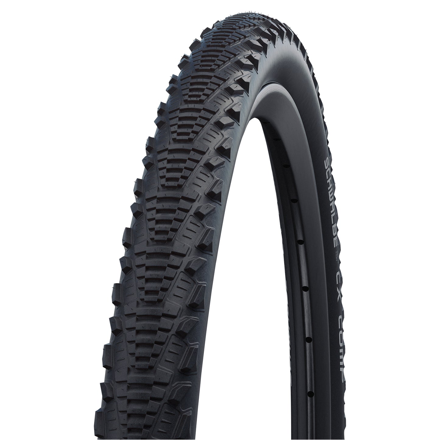 Hybrid Bike Tire 700 X 35 (28-29 x 1.35) Schwalbe CX Comp TR Black K-Guard Reinforcement (35-622)
