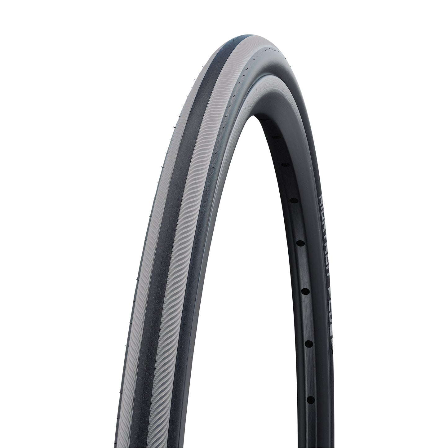 Pneu Invalide 26 X 7-8 Schwalbe Rightrun Noir Bande Grise (23-559) Renfort K-Guard