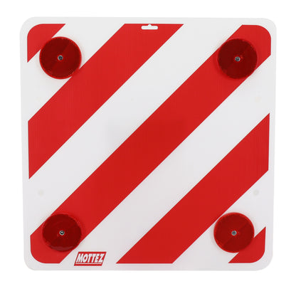 Mottez motorhome bike rack warning sign