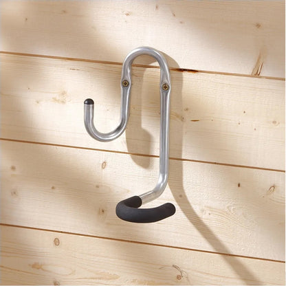 Mottez wall mount for bike + helmet, 2 hooks
