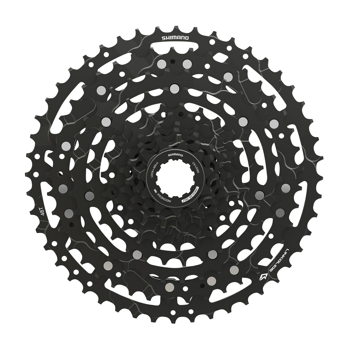 Cassette 10s. Shimano CUES U6000 CS-LG300 Linkglide 11-48 (11-13-15-17-20-23-28-34-41-48)