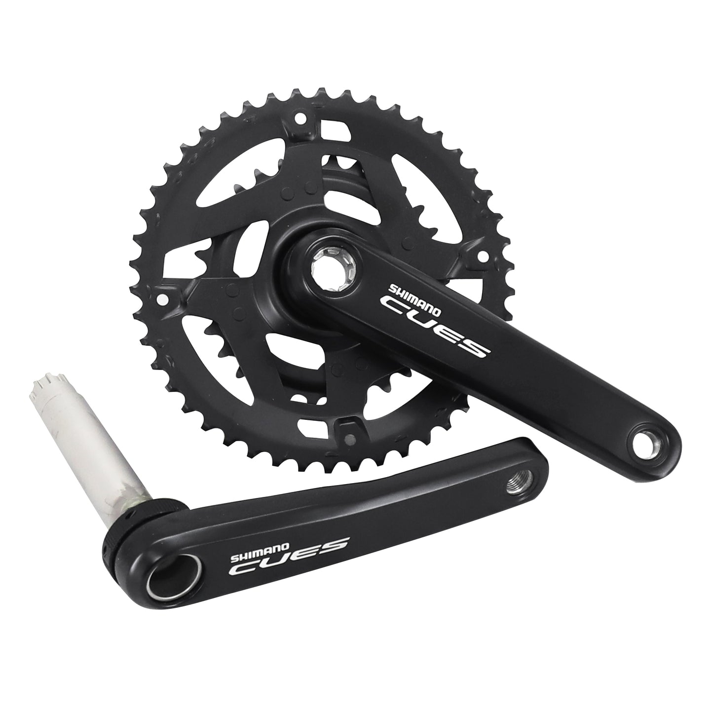 Pédalier VTT Shimano Cues U4000 noir 170 46x30 axe intégré