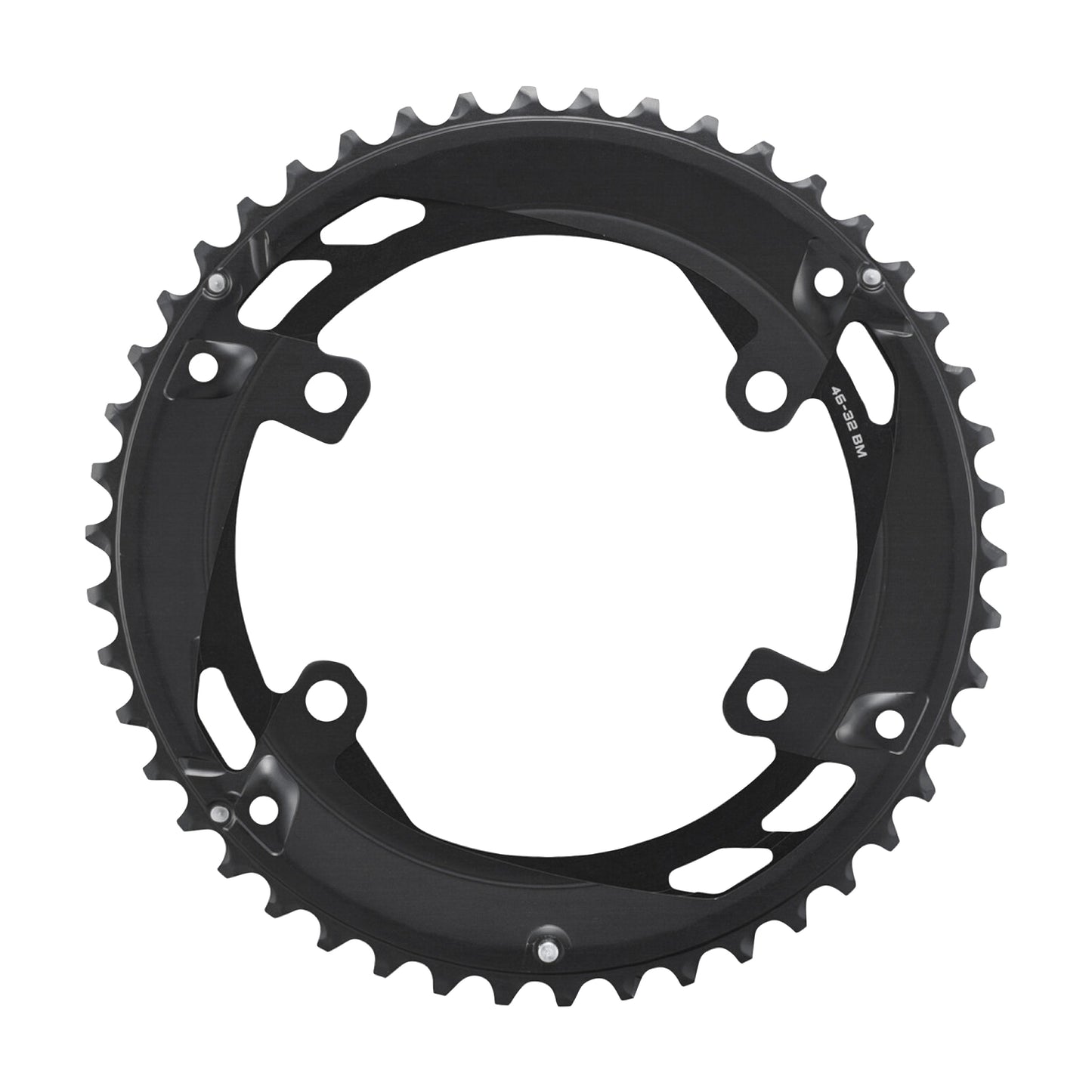 Mountain bike chainring, 4-bolt, BCD 110, for Shimano Cues FC-U6010 46T