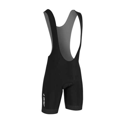 Gist Short Bib Shorts Coolmax Pad Black with Black Edges (5116)