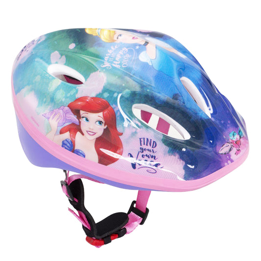 Disney v2 pink princess child's bike helmet with adjustment dial