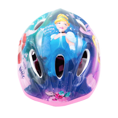 Casque vélo enfant Disney v2 princesse rose avec molette réglage