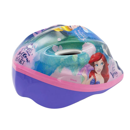 Casque vélo enfant Disney v2 princesse rose avec molette réglage