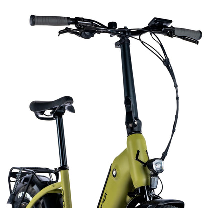 Vélo électrique pliant Fat Bike 20 Leader Fox Cody kaki Bafang AR 16Ah