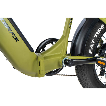 Vélo électrique pliant Fat Bike 20 Leader Fox Cody kaki Bafang AR 16Ah