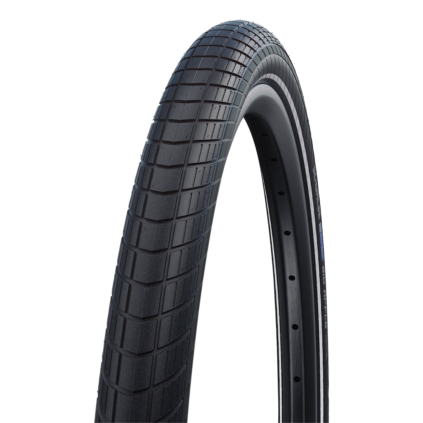 Pneu VTT Urbain 16 X 2.00 Schwalbe Big Apple Noir TR (50-305) Renfort RaceGuard flanc Reflex Compatible VAE
