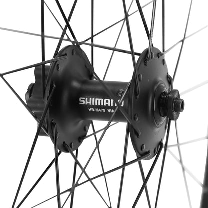Roue PCP gravel disque blocage 700 Pulse 19 avant moyeu Shimano Deore
