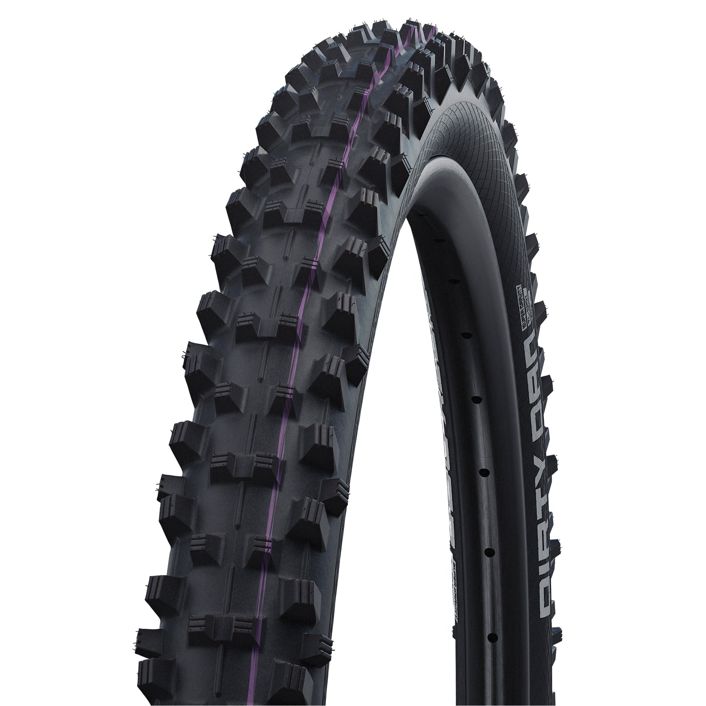Pneu VTT 29 X 2.35 Schwalbe Dirty Dan Super Downhill Addix Ultrasoft Noir TLE Tubeless Ready TR (60-622) (Terrain Boueux)