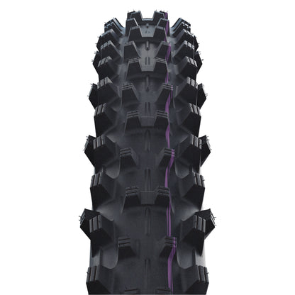 Pneu VTT 29 X 2.35 Schwalbe Dirty Dan Super Downhill Addix Ultrasoft Noir TLE Tubeless Ready TR (60-622) (Terrain Boueux)