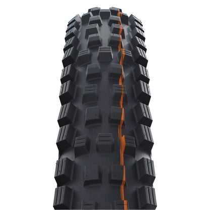 Pneu VTT Gravity 27.5 X 2.40 Schwalbe Magic Mary Evo Addix Super Gravity Soft Noir flanc Brun Tubeless Ready TS (62-584) (650B) Compatible VAE
