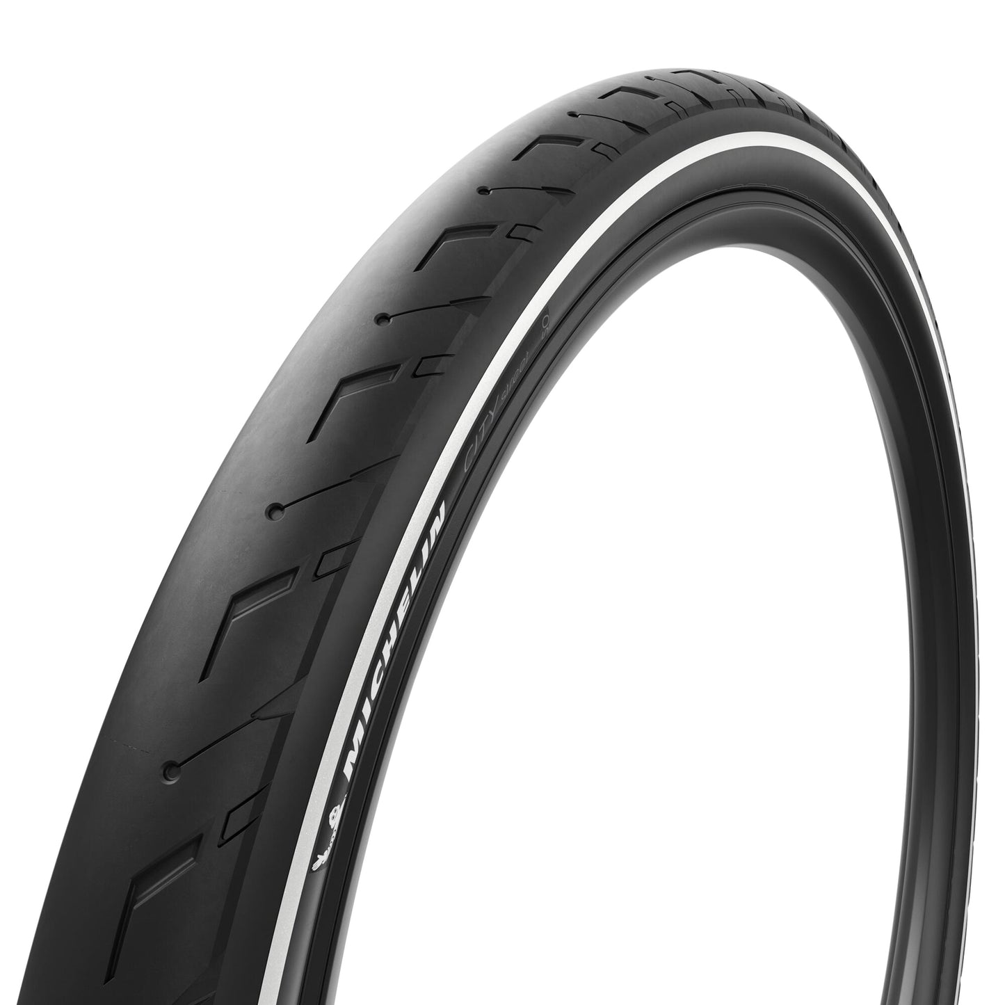 Urban Hybrid Bike Tire 700 X 35 Michelin City Street Black TS (37-622)
