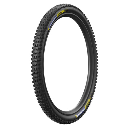 Mountain Bike Gravity Tire 27.5 X 2.40 Michelin DH16 Racing Line Black Blue-Yellow Stickers Tubeless Ready TS (61-584)