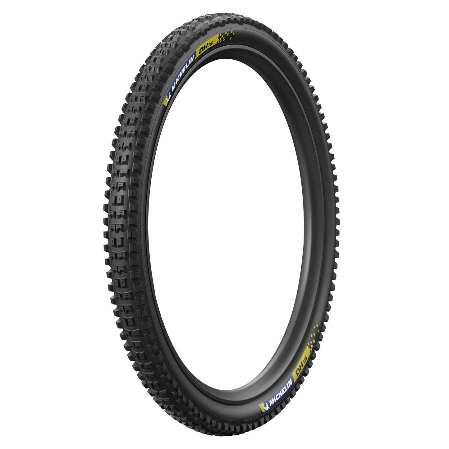 Michelin DH16 Black Blue-Yellow Stickers Tubeless Ready Racing Line Gravity MTB Tire 29 X 2.40 TS (61-622)