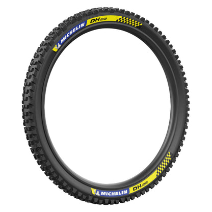 MTB Gravity Tire 27.5 X 2.40 Michelin DH22 Racing Line Black Blue-Yellow Stickers Tubeless Ready TS (61-584)