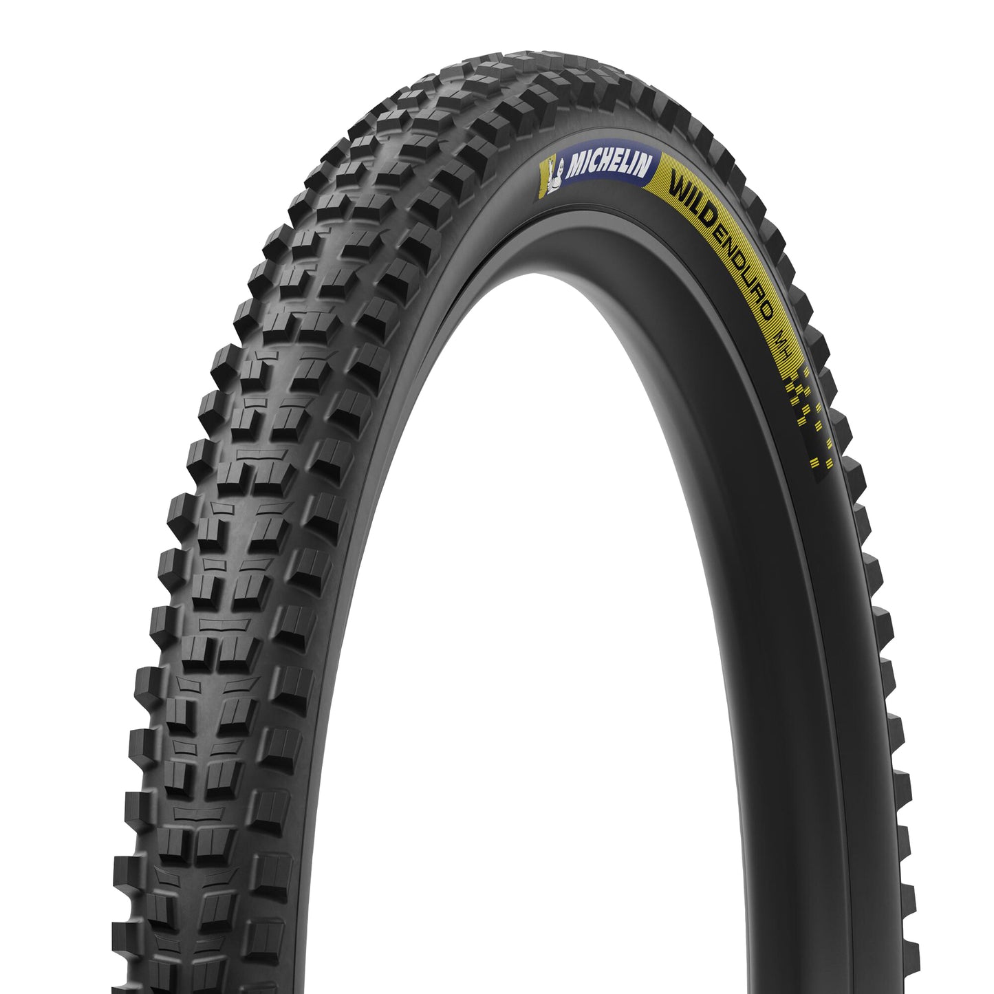 Mountain Bike Gravity Tire 29 X 2.50 Michelin Wild Enduro MH Racing Line Black Blue-Yellow Stickers Tubeless Ready TS (63-622)