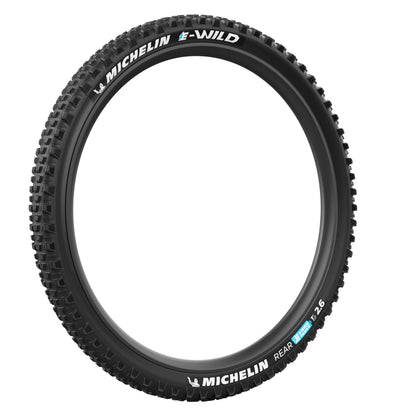 Pneu VTT Gravity - VAE 27.5 X 2.60 Michelin E-Wild Rear Racing Line Noir Tubeless Ready TS (65-584)
