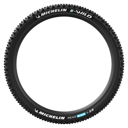 Pneu VTT Gravity - VAE 27.5 X 2.60 Michelin E-Wild Rear Racing Line Noir Tubeless Ready TS (65-584)
