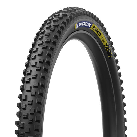Gravity E-MTB Tire - 29 X 2.60 Michelin E-Wild Rear Racing Line Tubeless Ready TS Black (65-622)