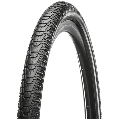 Pneu VTC Urbain - VAE 700 x 37 Hutchinson Haussmann Infinity Protect Noir TR renforcé 5mm flanc Reflex (37-622) Homologué VAE e50