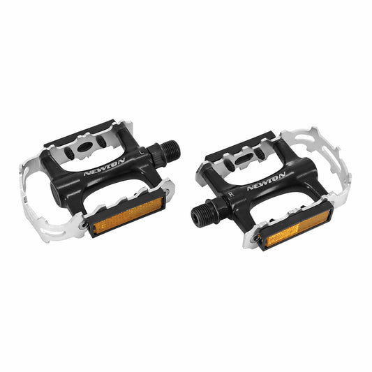 Newton MTB pedal black aluminum cage silver aluminum 9/16