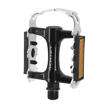 Newton MTB pedal black aluminum cage silver aluminum 9/16