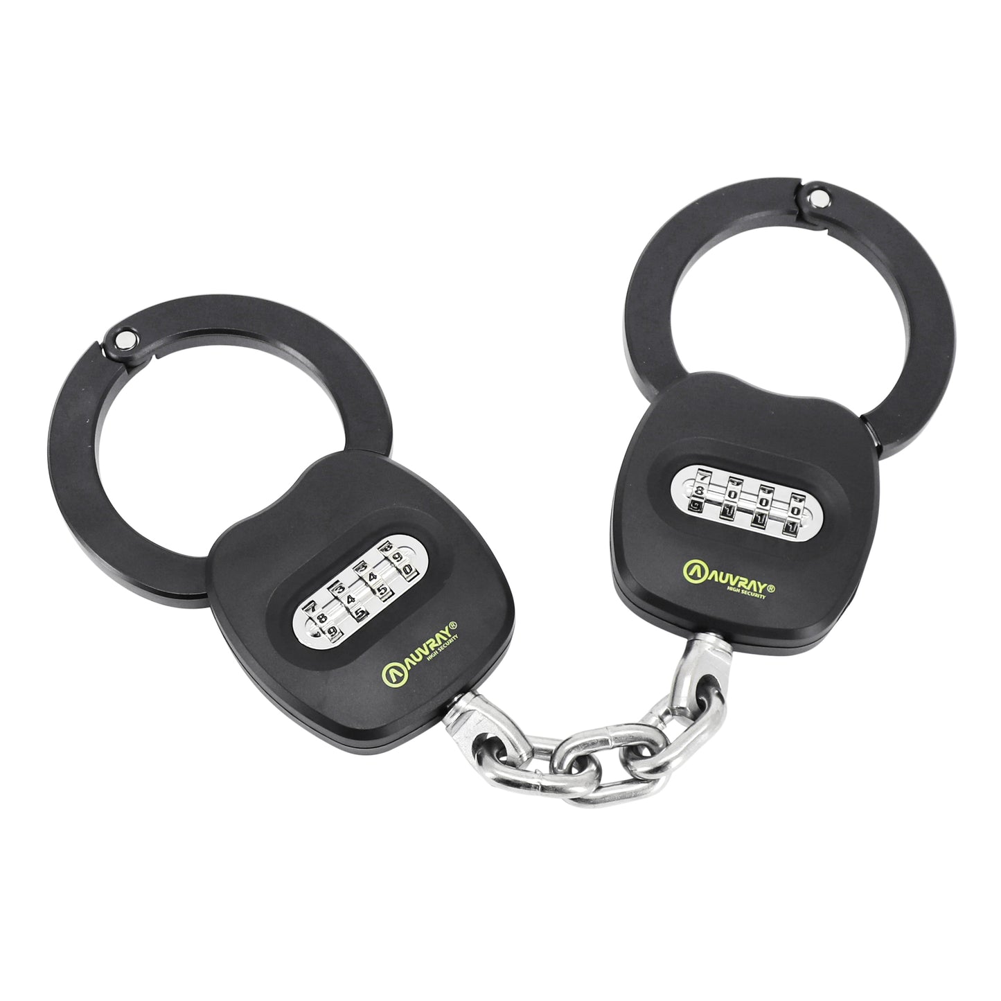 Auvray Handcuff Bicycle - Scooter Anti-Theft Lock with Combination, 48.3 cm, Black