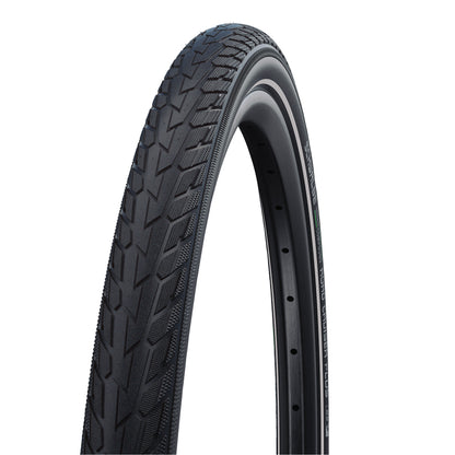 Pneu VTT Urbain 26 X 1.75 Schwalbe Road Cruiser plus HS484 Noir TR (47-559) flanc Reflex