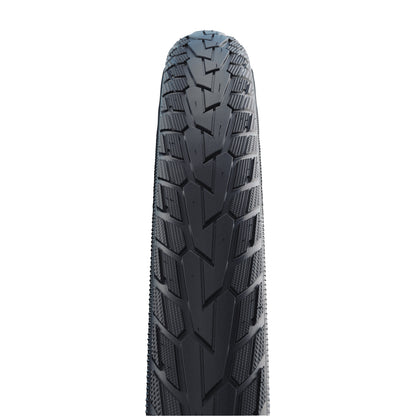 Pneu VTT Urbain 26 X 1.75 Schwalbe Road Cruiser plus HS484 Noir TR (47-559) flanc Reflex