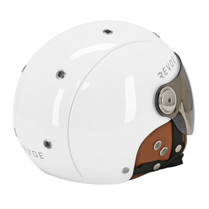 Casque vélo adulte Revoe premium urbain-city blanc sky