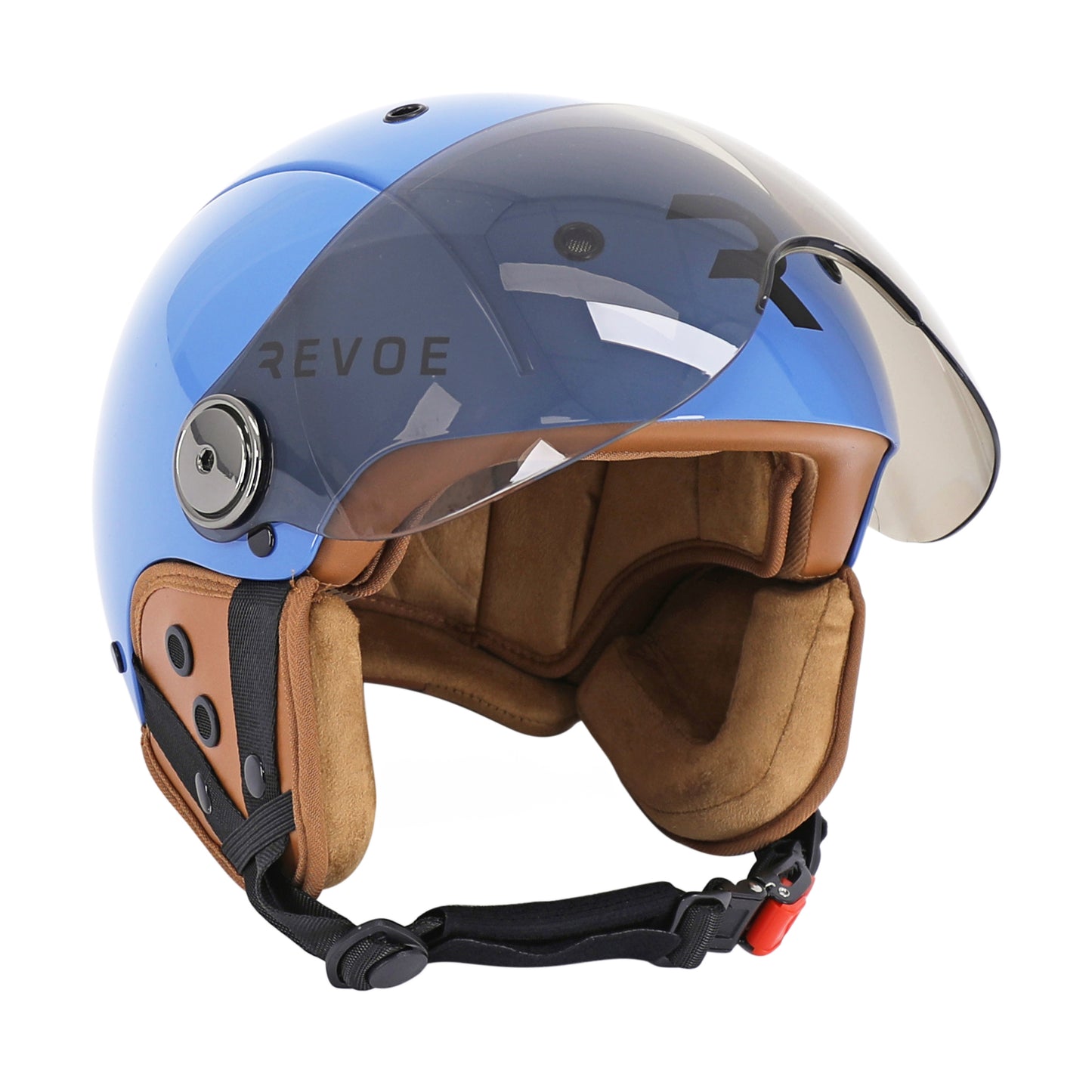 Casque vélo adulte Revoe premium urbain-city bleu petrol