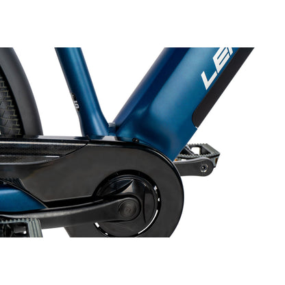 Vélo électrique VTC 29 Leader Fox Sandy bleu mat Bafang AR 20Ah