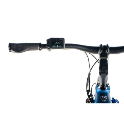 Vélo électrique VTC 29 Leader Fox Sandy bleu mat Bafang AR 20Ah