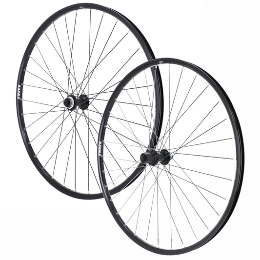 Roues PCP VTT disque blocage 26 Karma noir double paroi moyeu Shimano TX505