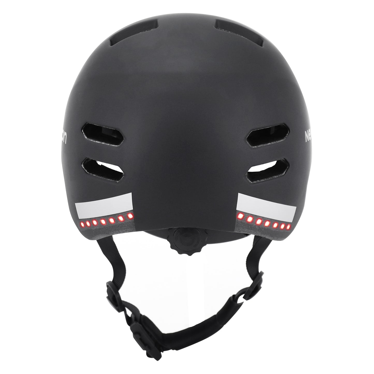 Casque vélo adulte Newton city v3 noir mat in-mold avec visière