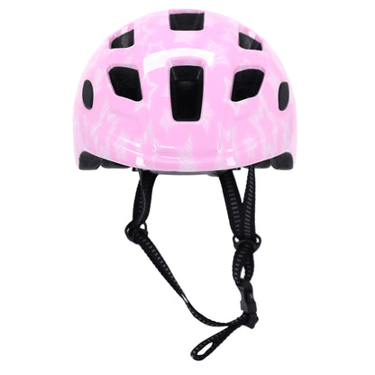 Casque vélo enfant Newton stars rose in mold avec lock