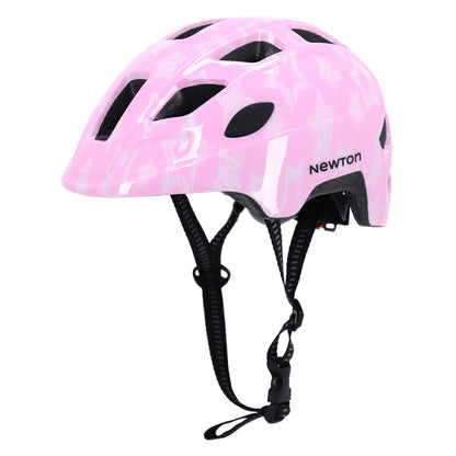 Casque vélo enfant Newton stars rose in mold avec lock
